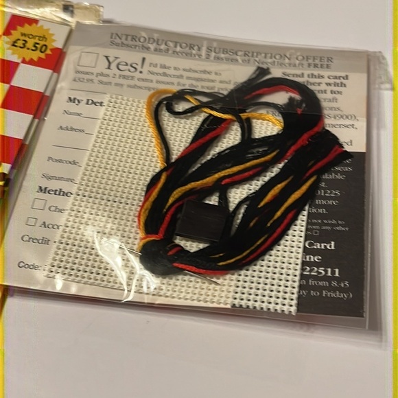 Needlecraft Cat Fridge Magnet Kit Complete Lot of 4 Crafters 1997 Plastic Canvas - Picture 3 of 5